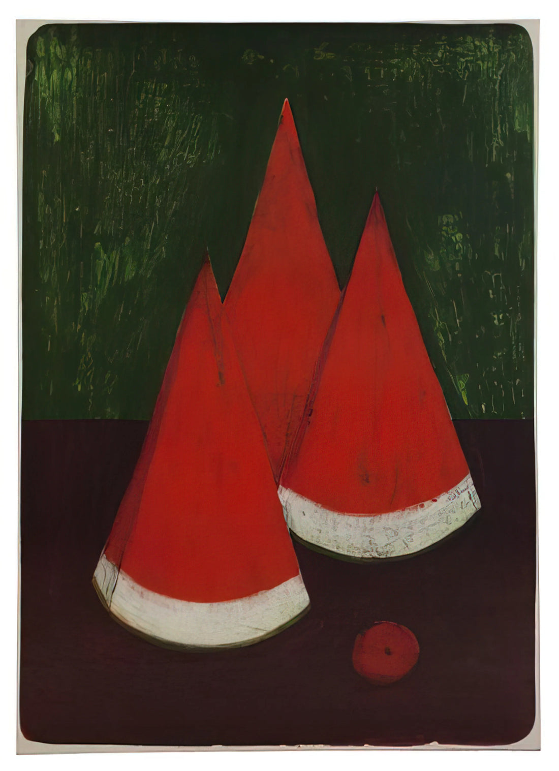 The Enduring Legacy of Rufino Tamayo: Exploring His Famous Paintings - WATERMELONS by Rufino Tamayo