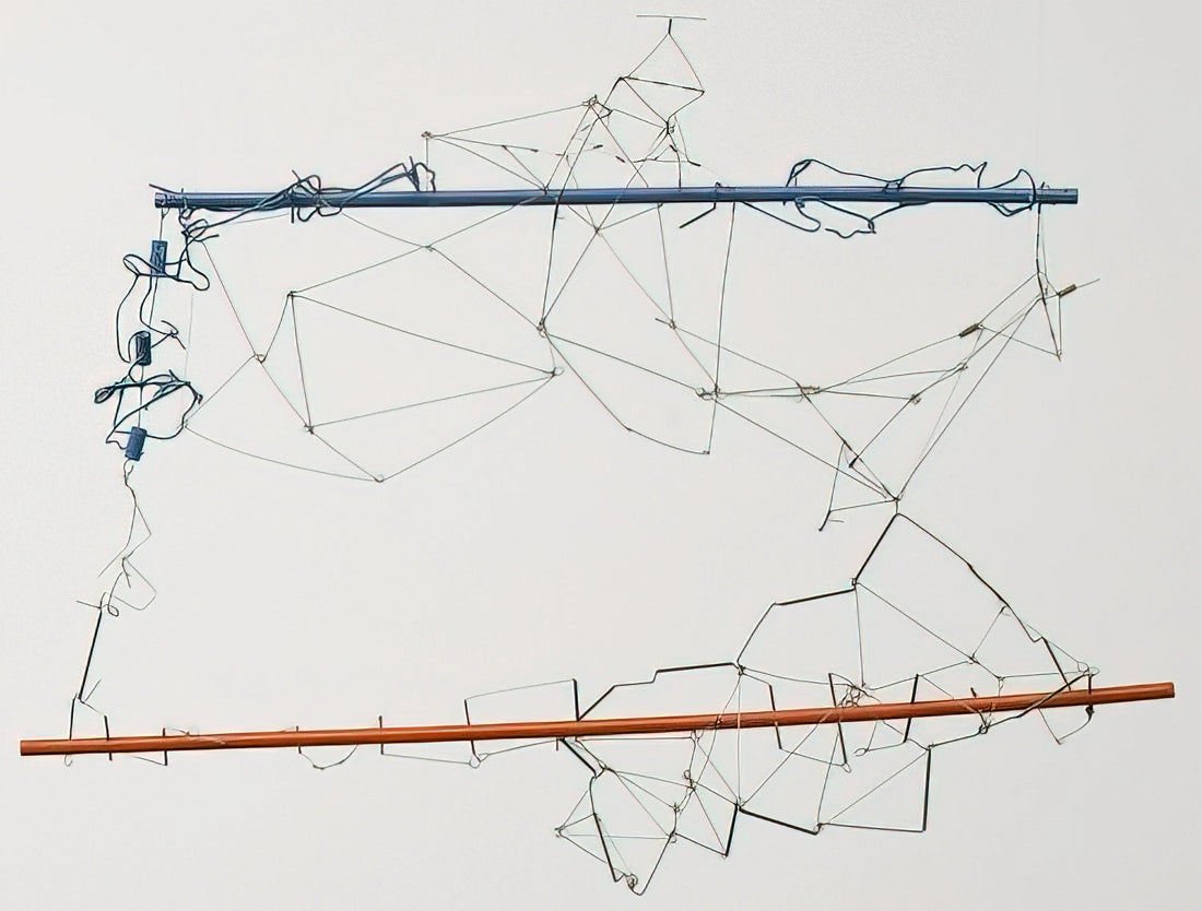 The Enduring Lines of Gego: Tracing the Legacy of a Master of Space - Drawing without Paper 8425 and 8426 - 1984 by Gego