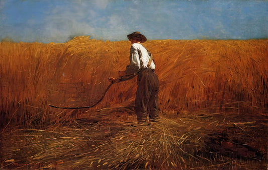 The Enduring Power of Painting of Homer: Winslow Homer's Mastery of American Realism - THE VETERAN IN A NEW FIELD by Winslow Homer