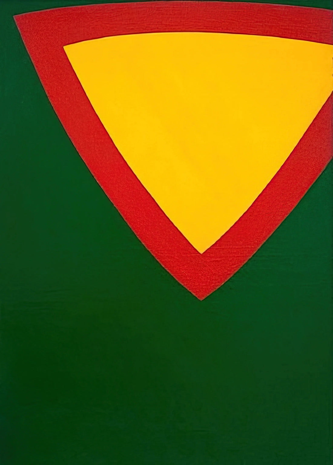 The Enduring Power of the Al Held Print: A Deep Dive into Geometric Abstraction - Purple Triangle by Al Held
