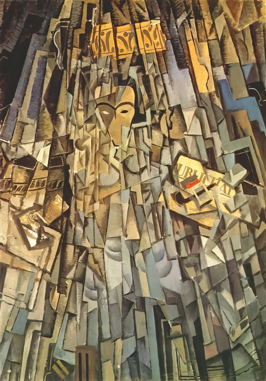 The Gala Salvador Dalí Foundation: Preserving the Legacy of a Surrealist Master - CUBIST SELF PORTRAIT by Salvador Dali