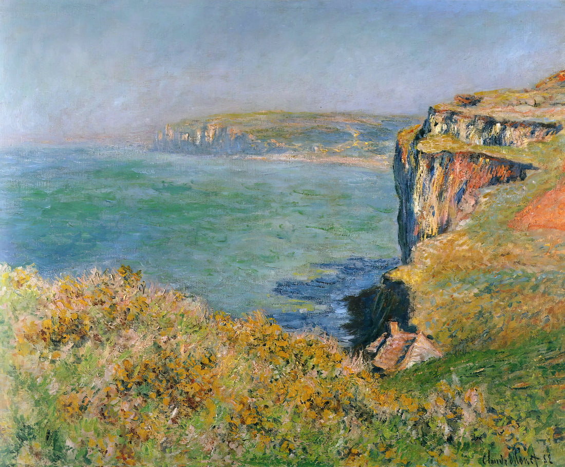 The Garden Monet: A Masterpiece of Light, Color, and Botanical Obsession - Cliff at Grainval by claude monet