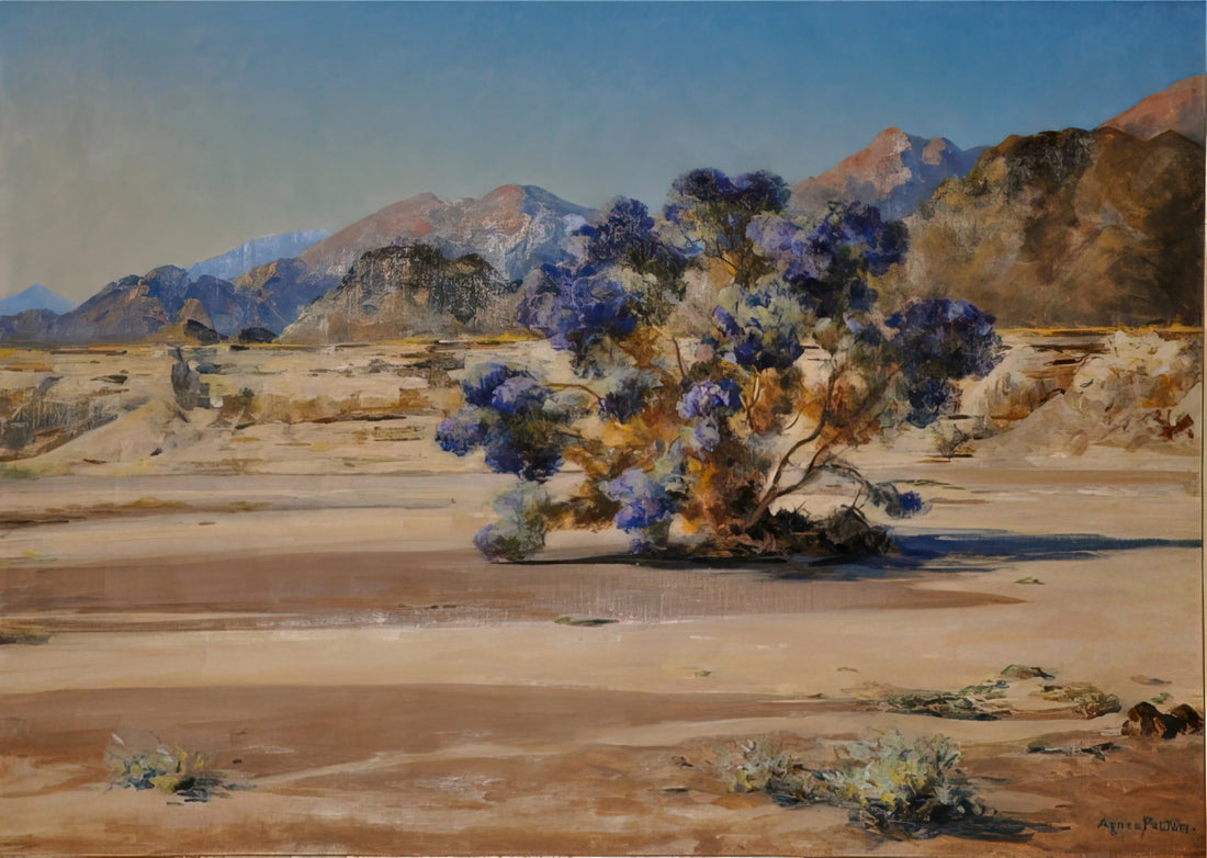 The Luminous Vision of Agnes Lawrence Pelton: A Guide to Selecting Your Framed Art Print - Smoketree - Post-Impressionism by Agnes Lawrence Pelton