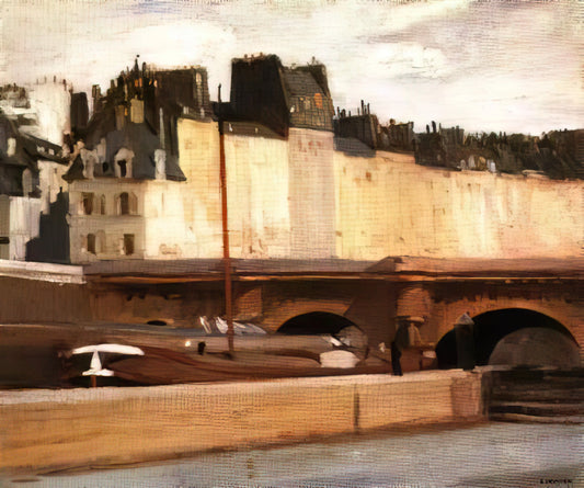 The Mansard Roof by Edward Hopper: A Masterpiece of American Solitude - Écluse de la Monnaie by Edward Hopper
