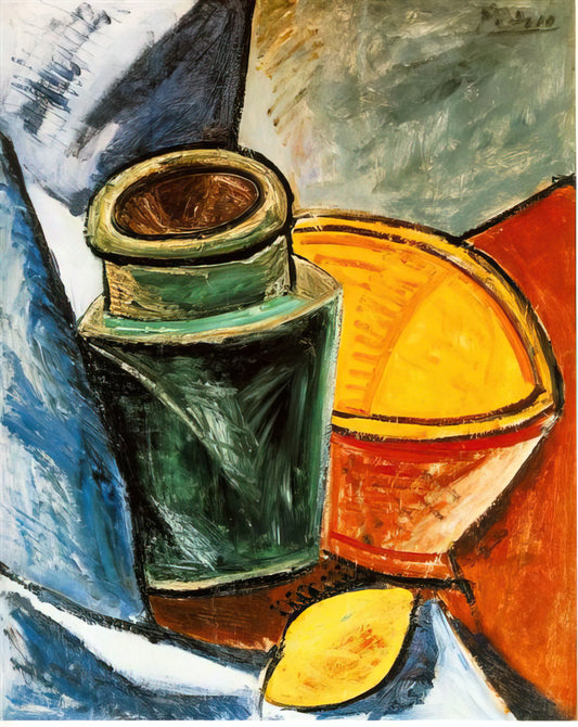 The Missing Paintings of Pablo Picasso: Lost Masterpieces and Their Enduring Legacy - Still life with lemons by Pablo Picasso