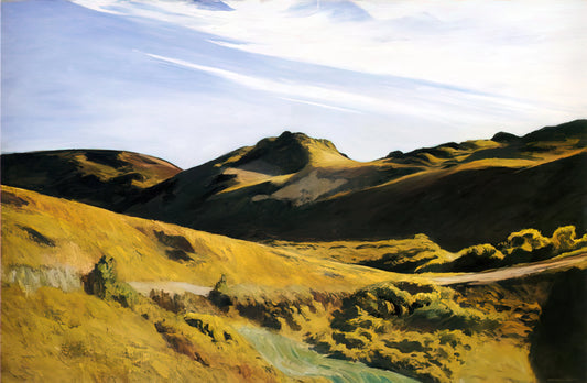 The Nighthawk Hopper: Decoding Edward Hopper's Iconic Urban Solitude - The Camel s Hump by Edward Hopper