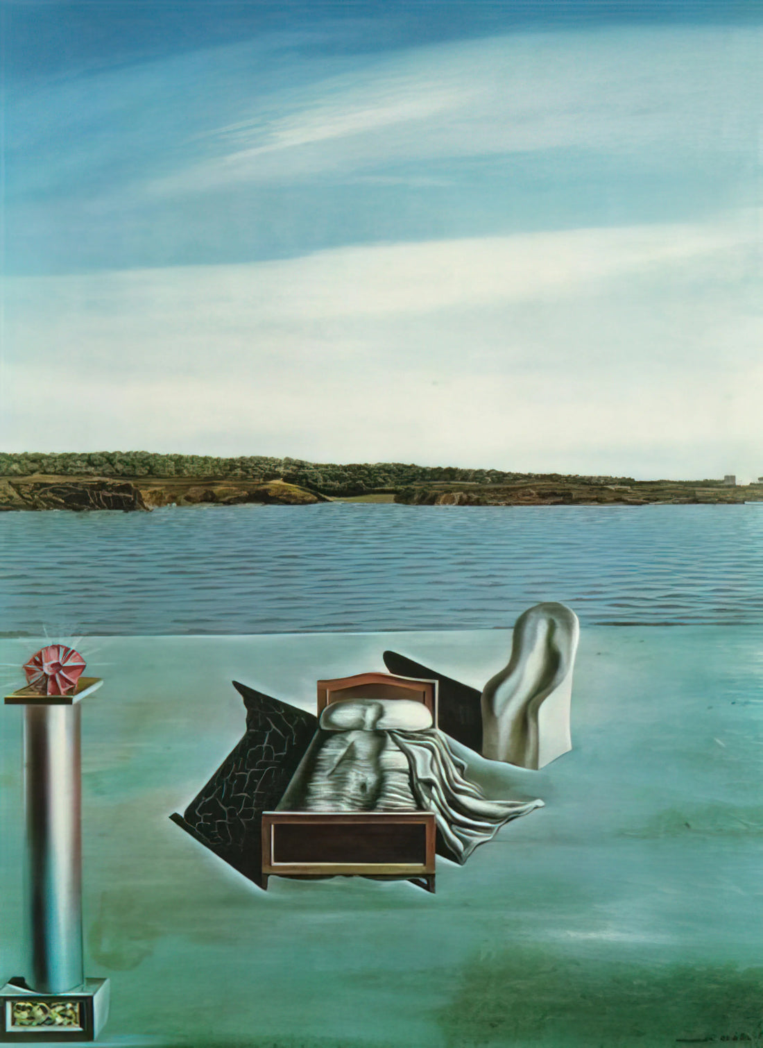 The Persistence of Memory: Decoding Salvador Dalí's Famous Painting of Melting Clocks - SURREALIST COMPOSITION WITH INVISIBLE FIGURES by Salvador Dali