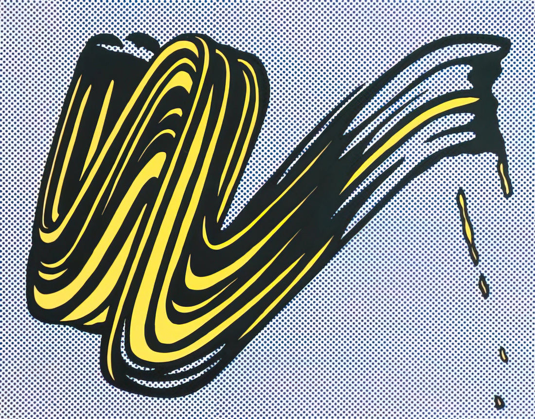 The Prints of Roy Lichtenstein: Pop Art's Graphic Legacy in Modern Collections - BRUSHSTROKE 1965 0 by Roy Lichtenstein