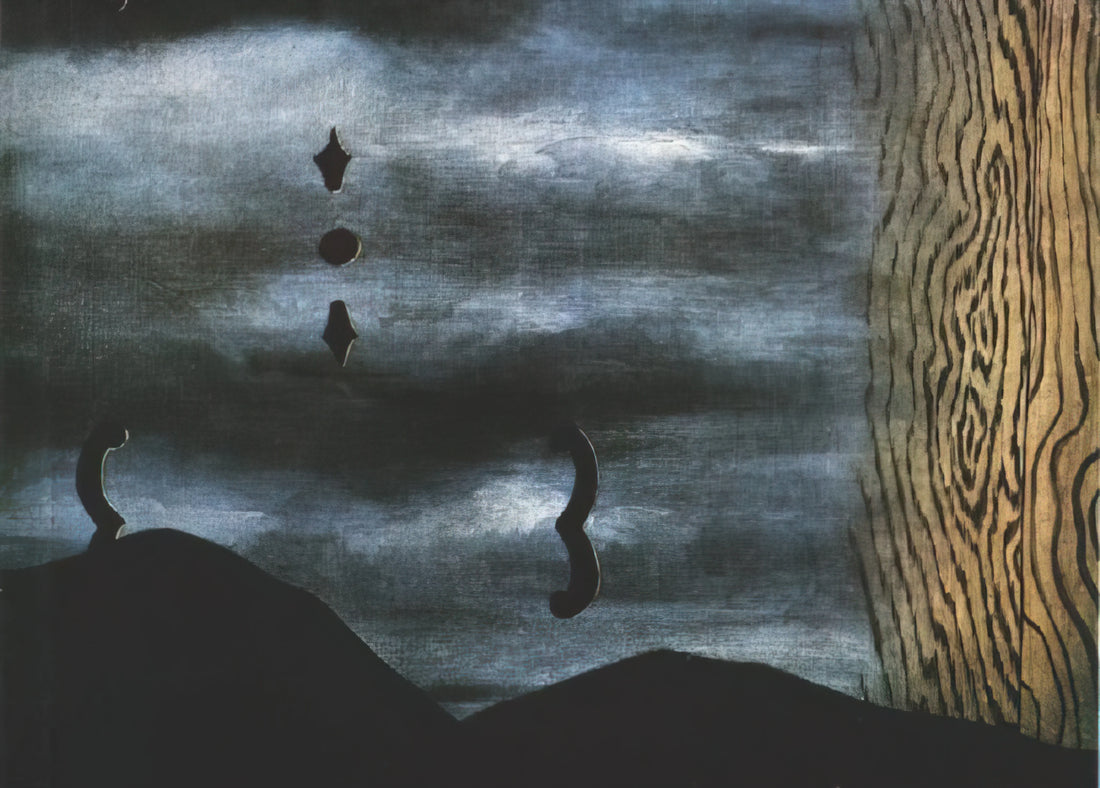The Son of Man Print: Decoding Magritte's Iconic Surrealist Masterpiece - THE LINING OF SLEEP 1928 by Rene Magritte