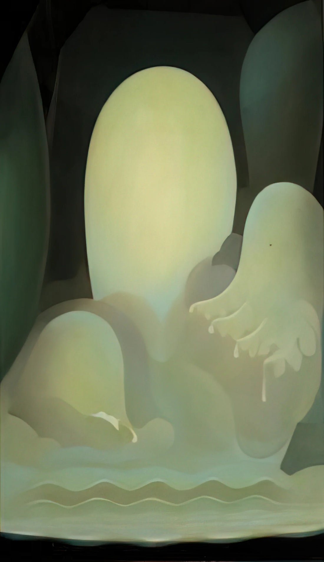 The Transcendent Vision: Why an Agnes Lawrence Pelton Framed Canvas Print is a Timeless Investment for Modern Interiors - Wells of Jade - 1931 by Agnes Lawrence Pelton