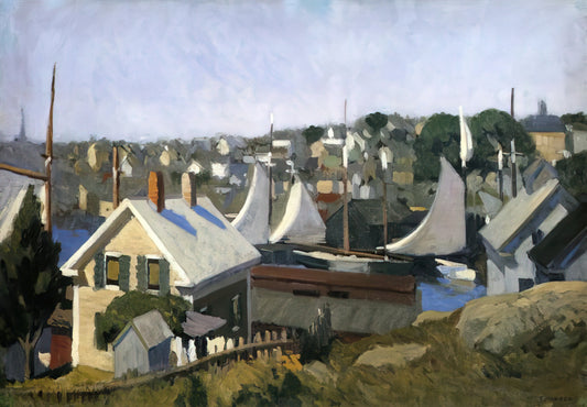 The Whitney Hopper: Exploring Edward Hopper's Legacy at New York's Premier Museum - Gloucester Harbor by Edward Hopper