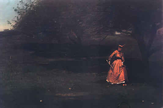 The Winslow Homer Art Collection: A Legacy of American Realism and Masterful Storytelling - CROQUET PLAYERS 1 by Winslow Homer