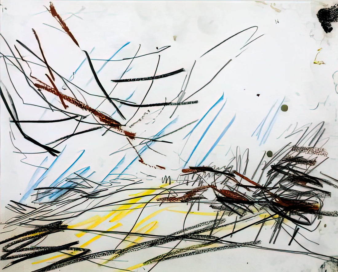 To the Studio: Frank Auerbach's Intimate Journey into Artistic Process - WORKING DRAWING FOR PRIMROSE HILL 1 by Frank Auerbach