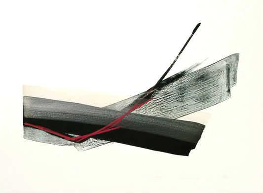Toko Shinoda Prints: The Calligraphic Abstraction of a Modern Master - Gratitude - Abstract Expressionism by Toko Shinoda