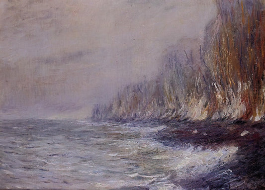 Top 20 Monet Paintings: A Curator's Guide to the Master of Impressionism - The Effect of Fog near Dieppe by claude monet