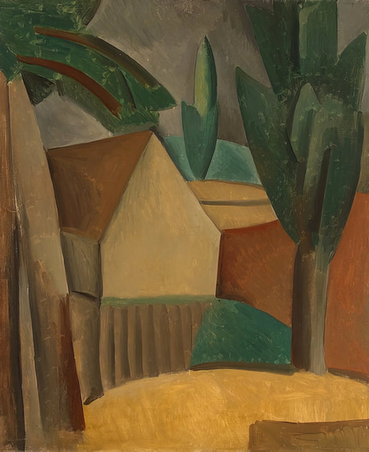 Toros y Toreros: Picasso's Bullfighting Passion in Print - House in a Garden - 1908 by Pablo Picasso