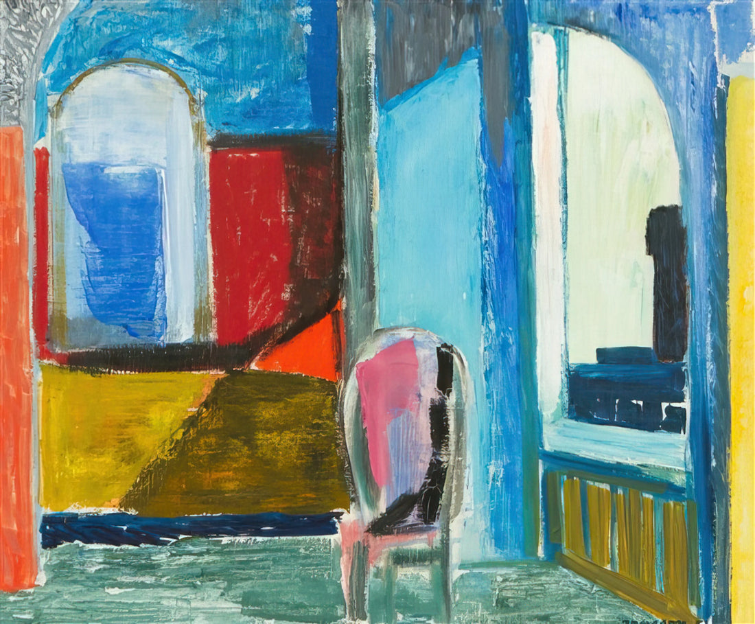 Tove Ditlevsen and Viggo F. Møller: A Literary and Artistic Partnership in Danish Modernism - Interior - 1951 by Tove Jansson