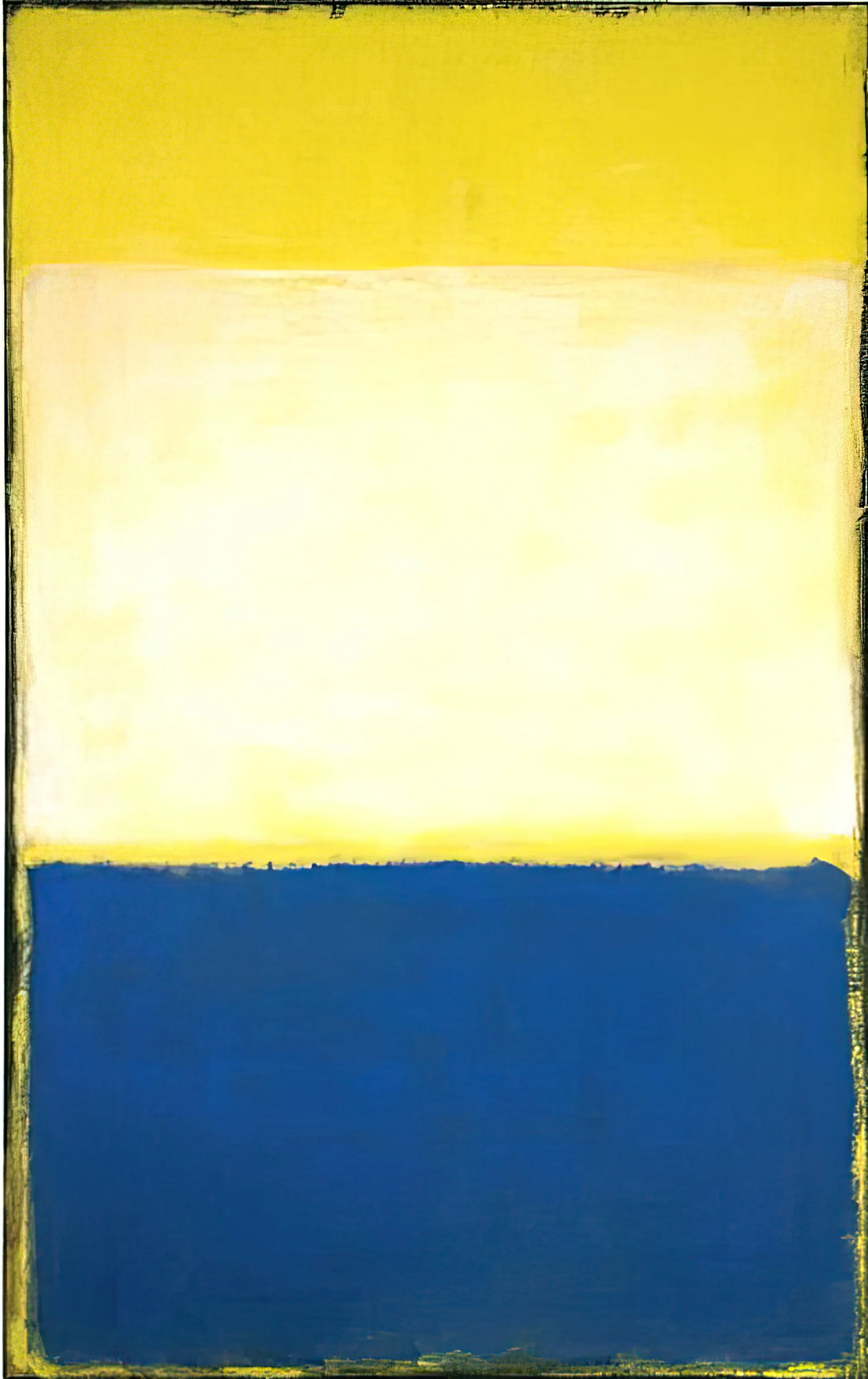 Understanding Mark Rothko Art Prices: A Collector's Guide to Market Value and Investment - No. 6 Yellow, White, Blue Over Yellow on Gray - 1954 by Mark Rothko