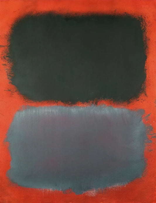 Understanding Mark Rothko Painting Cost: A Collector's Guide to Value and Investment - Untitled Gray, Gray on Red - 1968 by Mark Rothko