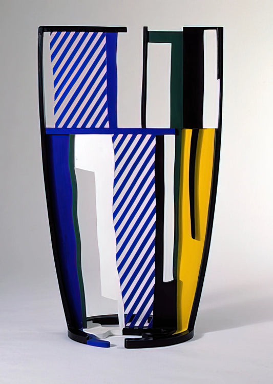 Understanding Roy Lichtenstein Art Cost: A Collector's Guide to Value and Investment - GLASS IV 1977 by Roy Lichtenstein