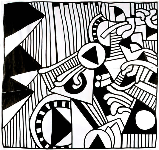 Unfinished Painting: The Enduring Legacy of Keith Haring Prints - UNTITLED 1978 1 by Keith Haring