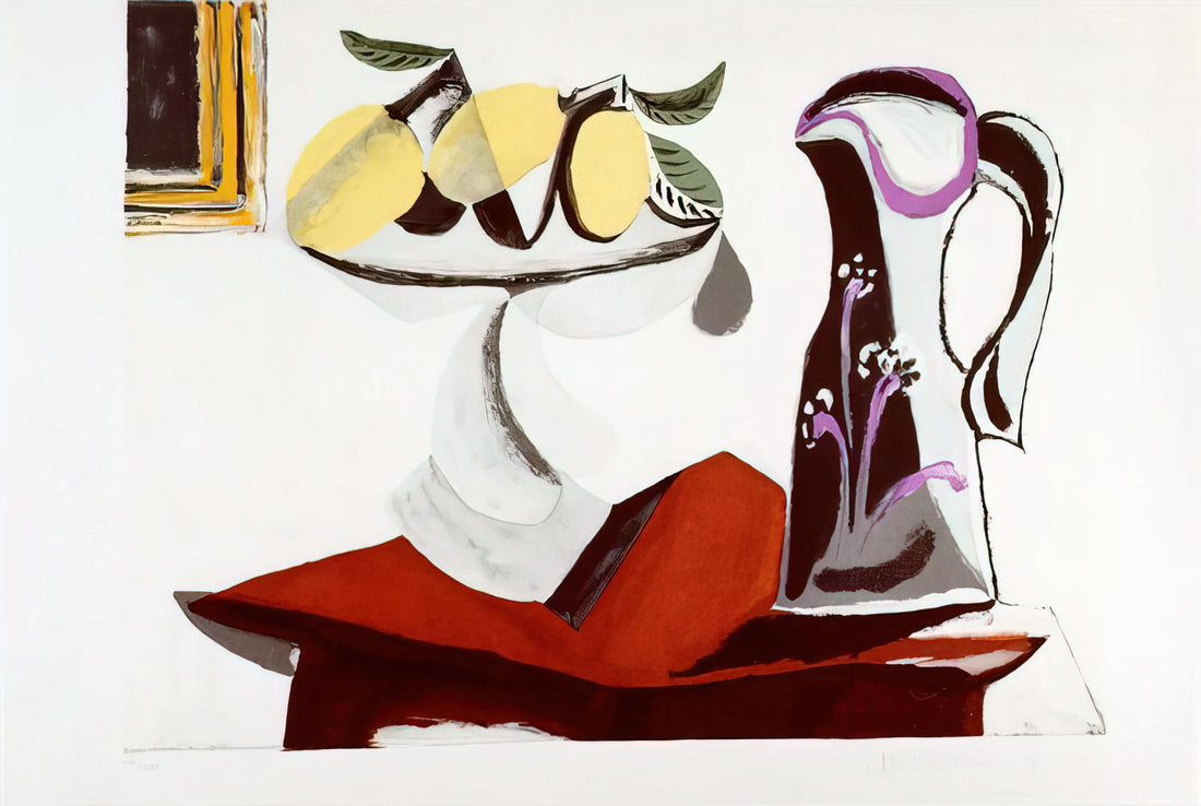 Untitled Picasso: Decoding the Master's Anonymous Works and Their Enduring Legacy - Still life with lemon and jug by Pablo Picasso