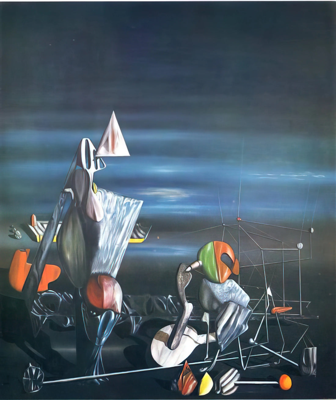 Unveiling the Dreamscapes: The Enduring Allure of Yves Tanguy Painting - Slowly Toward The North by Yves Tanguy