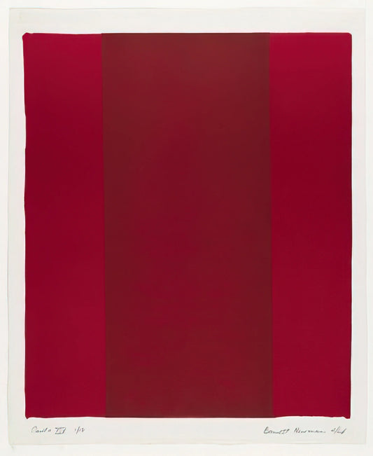 Unveiling the Profound: Exploring the Barnett Newman Lithograph - Canto XIV by Barnett Newman