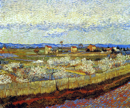 Van Gogh Almond Blossom Framed: A Collector's Guide to the Masterpiece - Peach Trees in Blossom by Vincent van Gogh