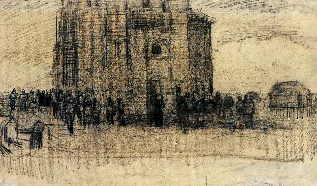 Van Gogh Oil Painting Reproductions: A Collector's Guide to Authentic Artistry - Sale of Building Scrap by Vincent van Gogh