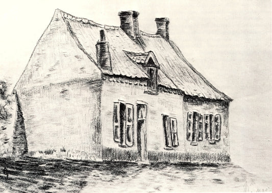 Van Gogh's Starry Night: The Museum of Modern Art's Iconic Masterpiece - A house Magros by Vincent van Gogh