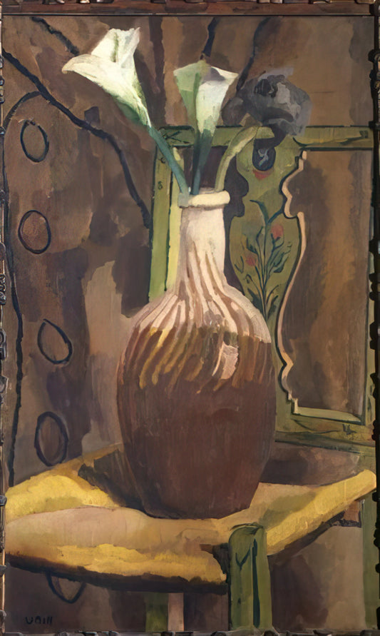 Vanessa Bell Prints for Sale: Discovering the Bloomsbury Group's Visionary Artist - ARUM LILIES 1919 by Vanessa Bell
