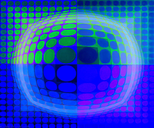 Vasarely Belle Isle: The Optical Revolution That Transformed Modern Art - Pal-Ket - 1974 by Victor Vasarely