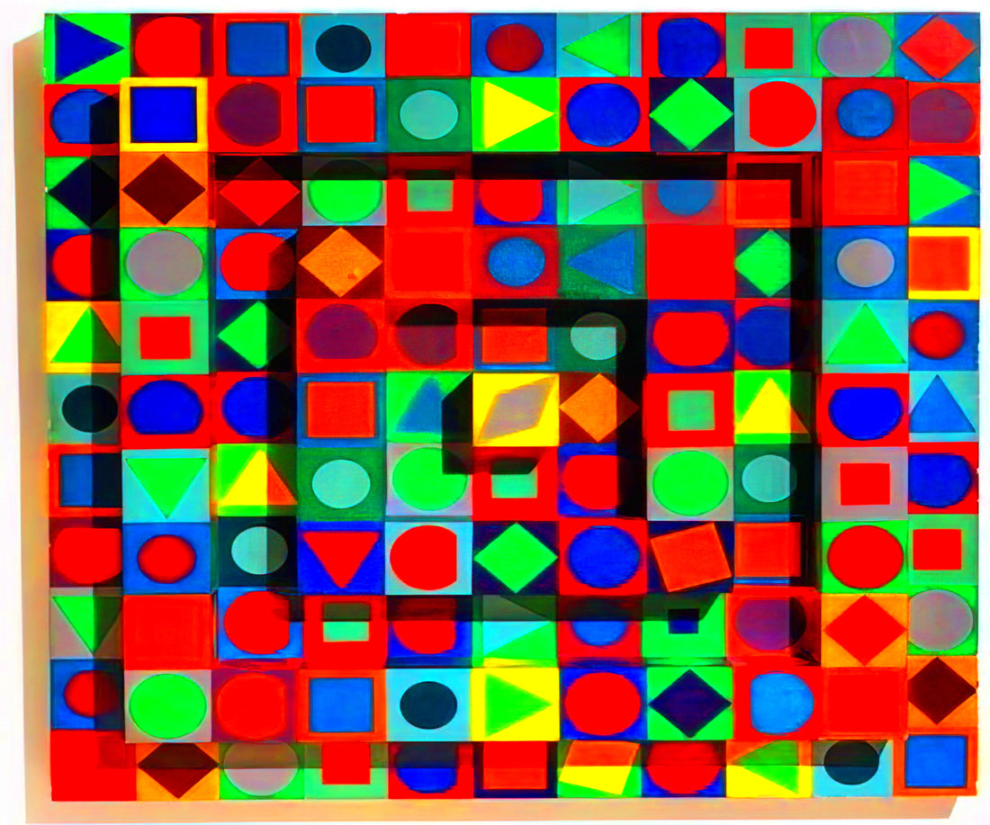Vasarely Optical Art: The Visionary Who Defined a Movement - Folklore - 1963 by Victor Vasarely