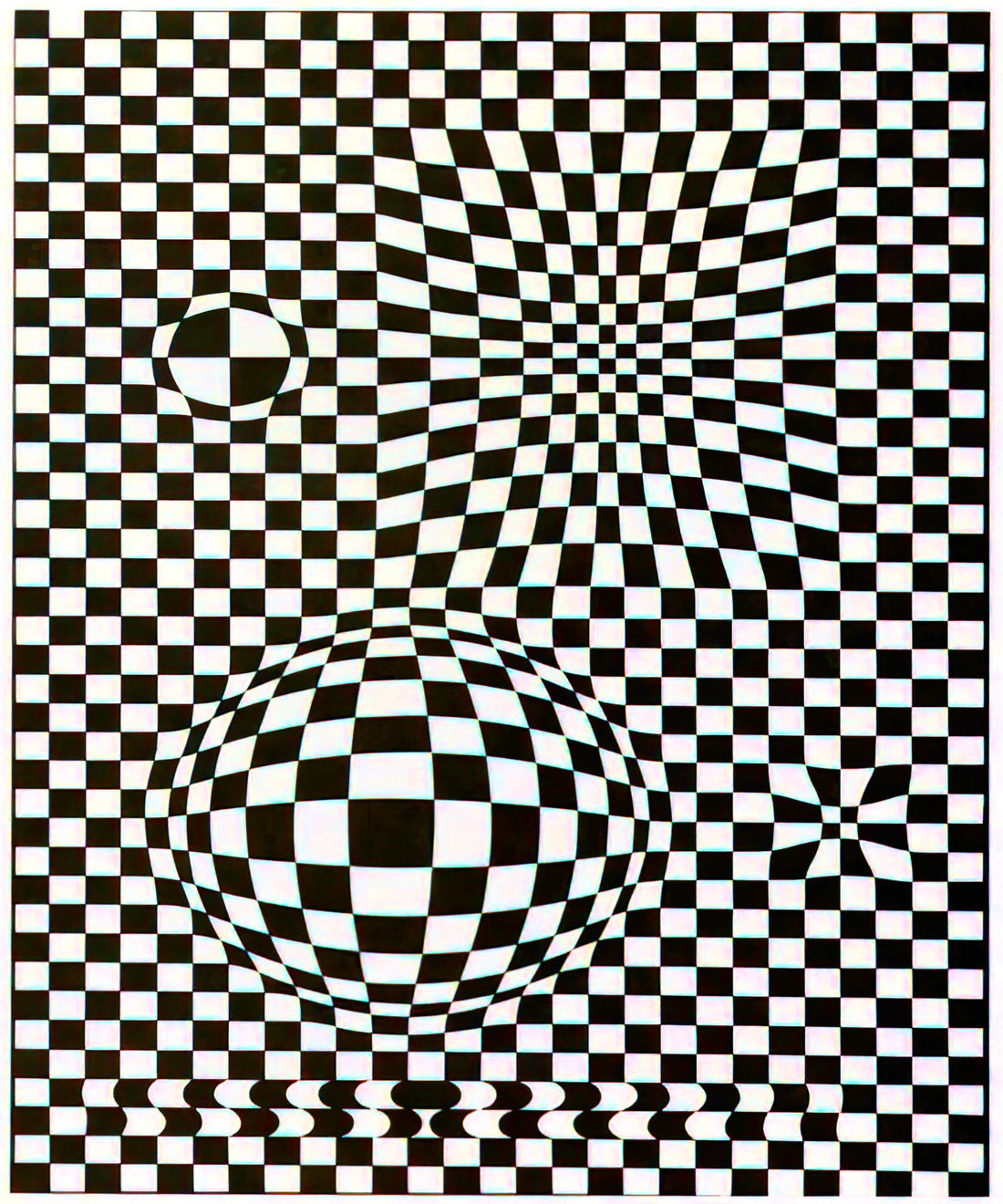 Vasarely Vonal: The Master of Optical Art and His Signature Line - Vega - 1957 by Victor Vasarely