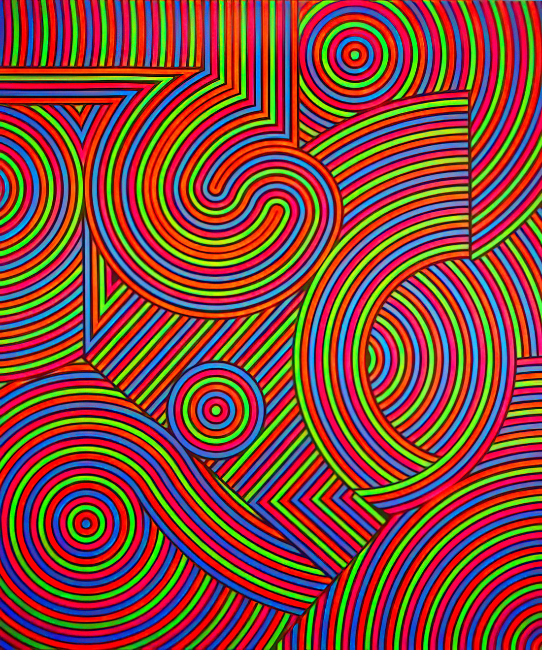 Vasarely and David Bowie: When Op Art Met Rock and Roll - Tekers-MC - 1981 by Victor Vasarely