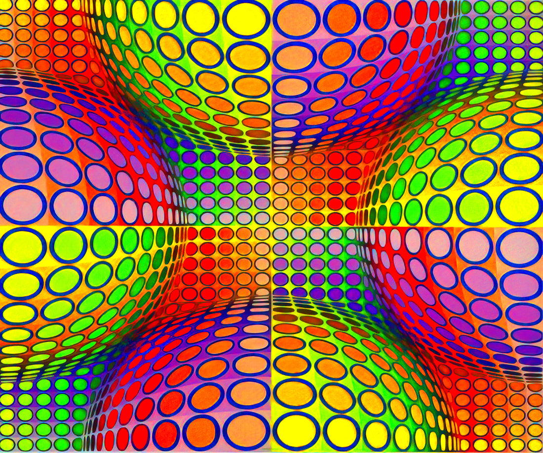 Victor Vasarely Artworks: A Journey into the Father of Op Art - Vega-Lep - 1970 by Victor Vasarely