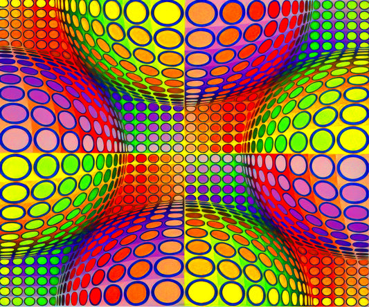 Victor Vasarely Famous Artwork: The Optical Masterpieces That Defined Op Art - Vega-Lep - 1970 by Victor Vasarely