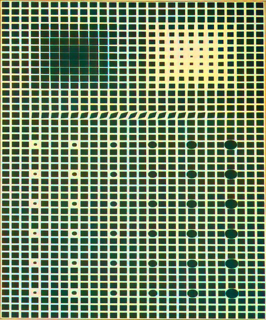 Victor Vasarely (1908-1997): The Visionary Pioneer of Op Art and Geometric Abstraction - Supernovae - 1961 by Victor Vasarely