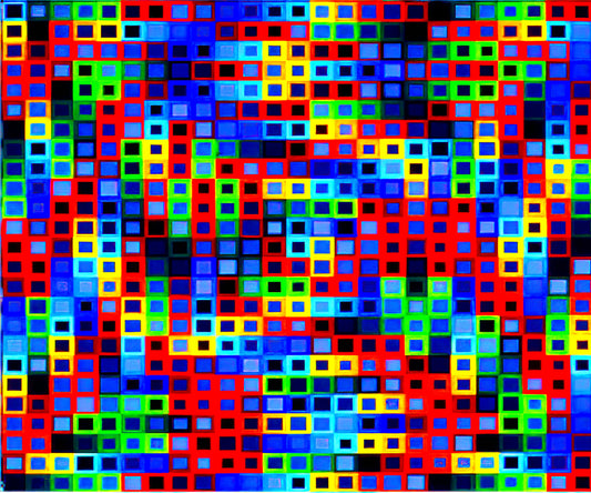 Victor Vasarely: The Visionary Behind Op Art's Most Famous Paintings - Orion-K - 1972 by Victor Vasarely