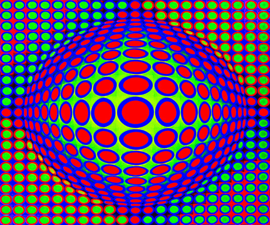 Victor Vasarely: The Visionary Painter Who Defined Op Art - Vega 200 - 1968 by Victor Vasarely