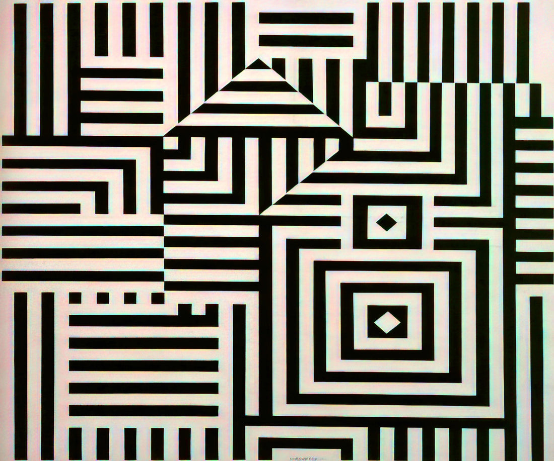 Victor Vasarely: The Visionary Pioneer of Op Art and Kinetic Illusions - Riu-Kiu-C - 1960 by Victor Vasarely