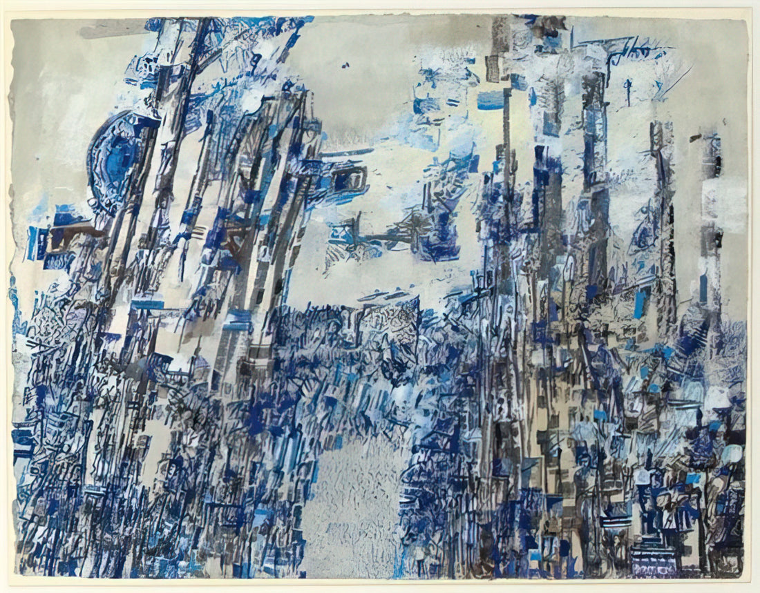 Vieira da Silva Paintings: A Journey Through Labyrinths of Light and Geometry - L'invasion - Tachisme by Maria Helena Vieira da Silva