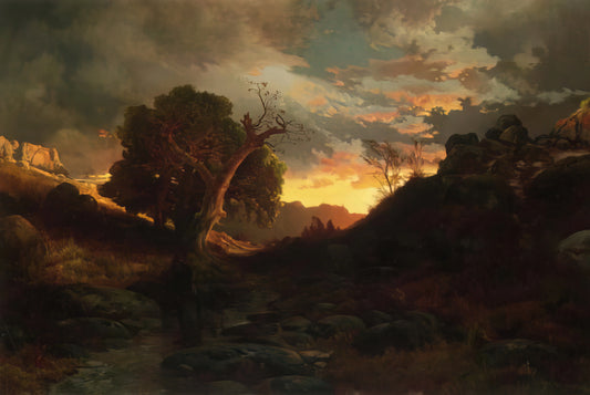 View of Venice by Thomas Moran: A Masterpiece of American Luminism and European Influence - The Evening Hunter by Thomas Moran