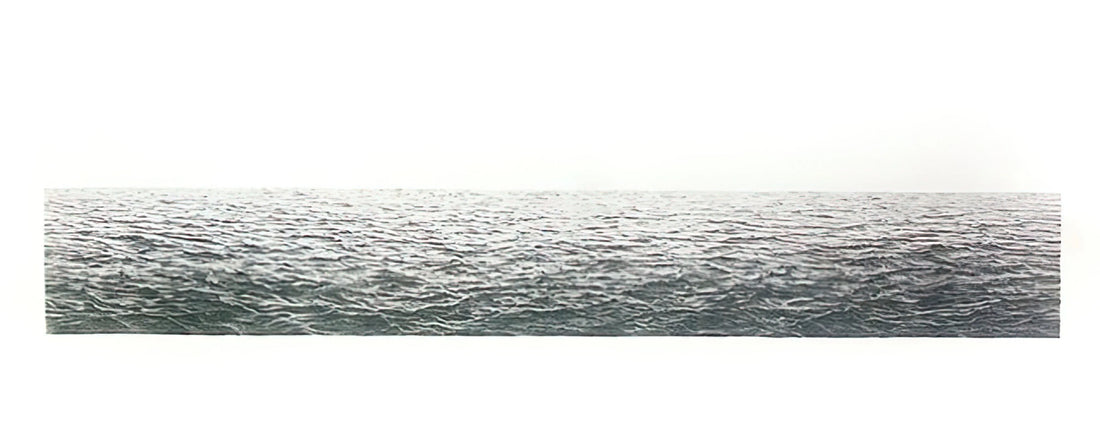 Vija Celmins Acrylic Print: The Art of Precision and Cosmic Contemplation - UNTITLED OCEAN 1972 by Vija Celmins