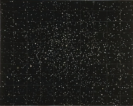Vija Celmins Brushed Aluminum Print: The Artist's Photorealistic Mastery in Metallic Form - STRATA 1983 by Vija Celmins