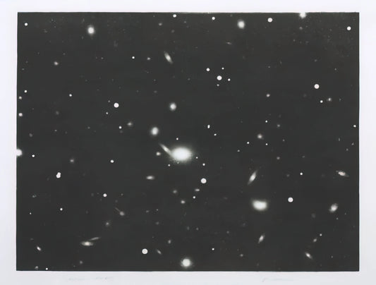 Vija Celmins Prints: The Sublime Precision of Nature in Art - GALAXY 1975 by Vija Celmins