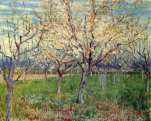 Vincent and Theo van Gogh: The Unbreakable Bond That Shaped Modern Art - Orchard with Blossoming Apricot Trees by Vincent van Gogh