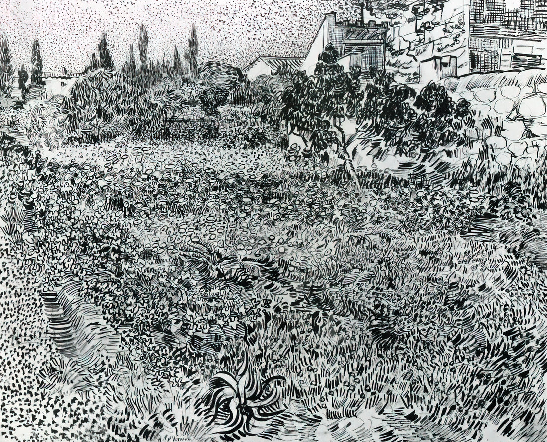Vincent van Gogh Ears: The Truth Behind the Painter's Most Enduring Myth - Garden with Flowers by Vincent van Gogh