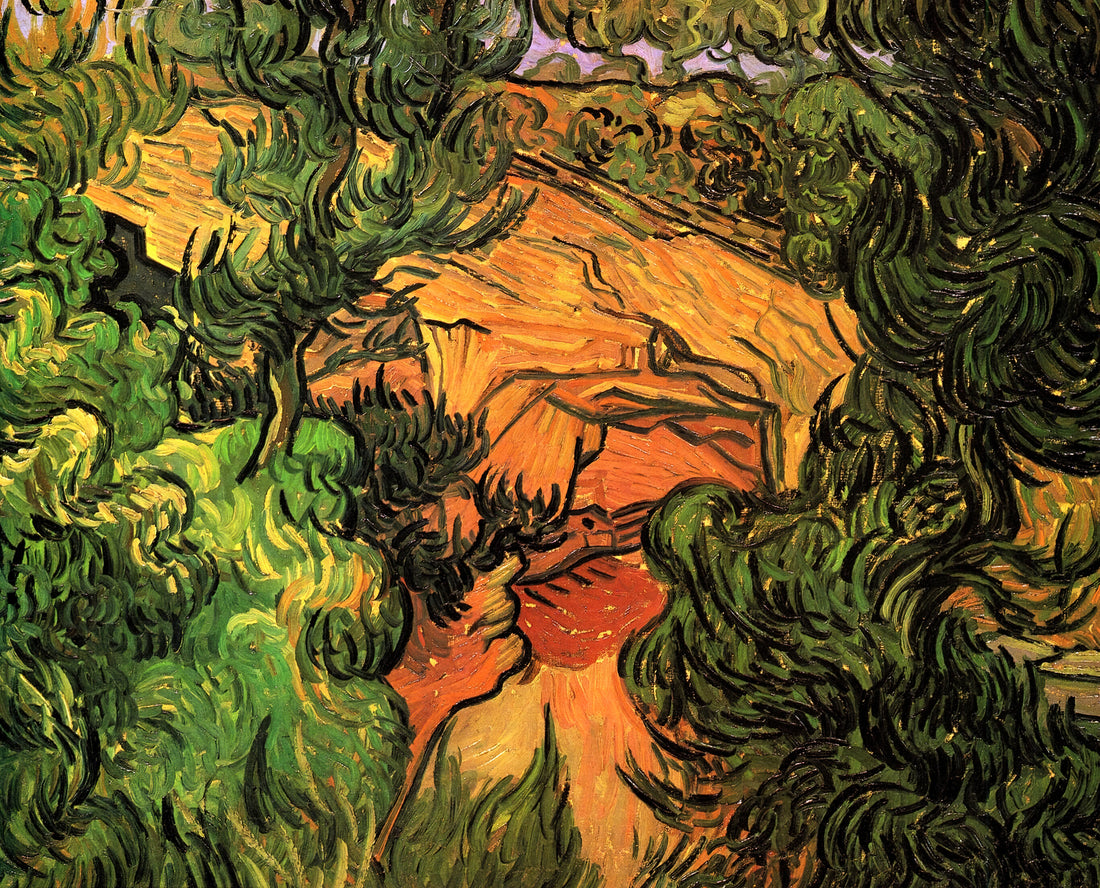 Vincent van Gogh Exhibit Poster: A Collector's Guide to Museum-Quality Prints - Entrance to a Quarry by Vincent van Gogh
